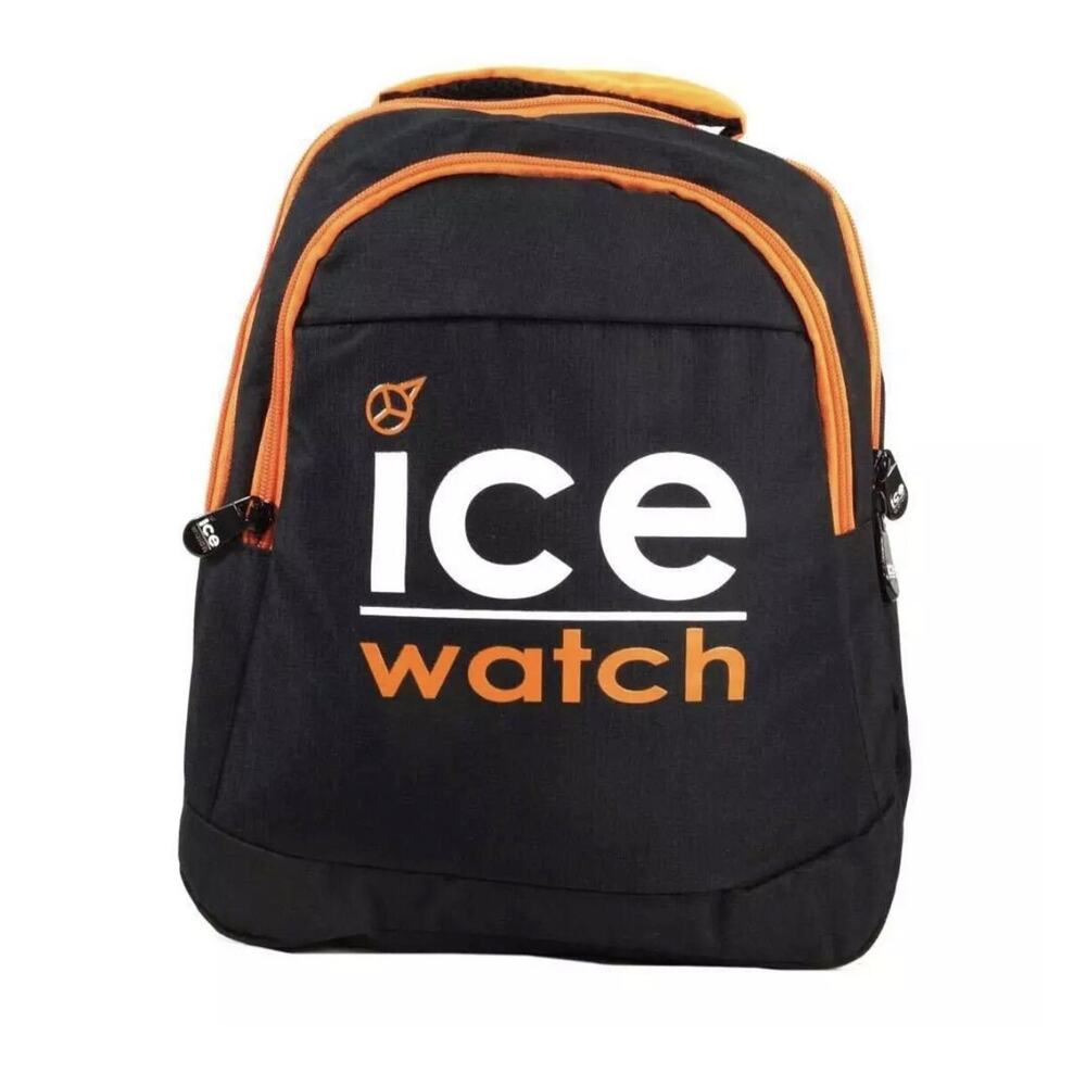 ICE Watch Black Lifestyle Backpack Mens Rucksack Bag New Fast Ship - Picture 7 of 8